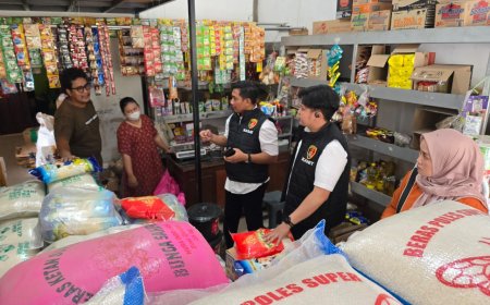 Satgas Pangan Polres Madiun Cek Harga Beras di Pasar Pagotan, Pastikan Harga Sesuai HET